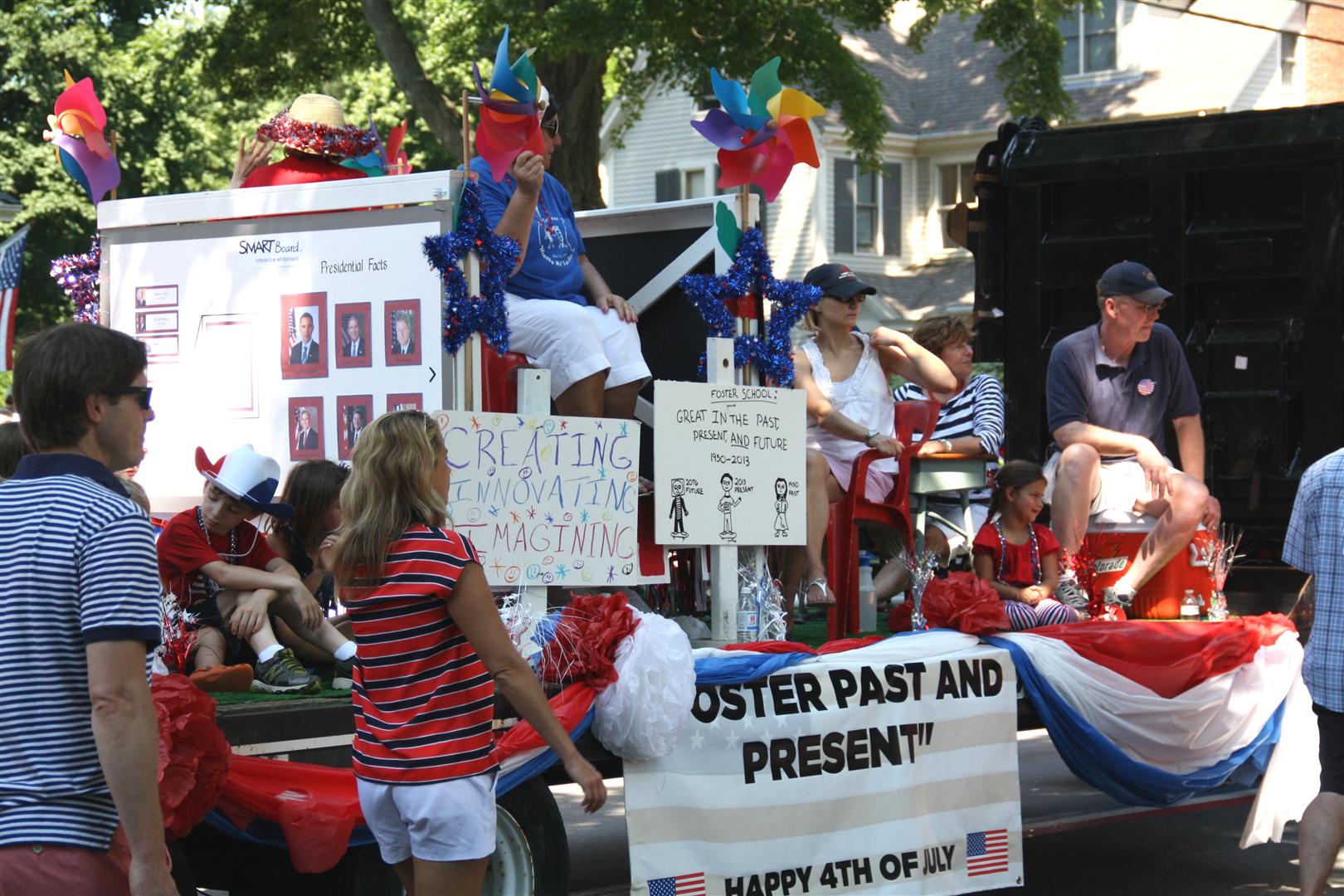 Foster Past and Present Float